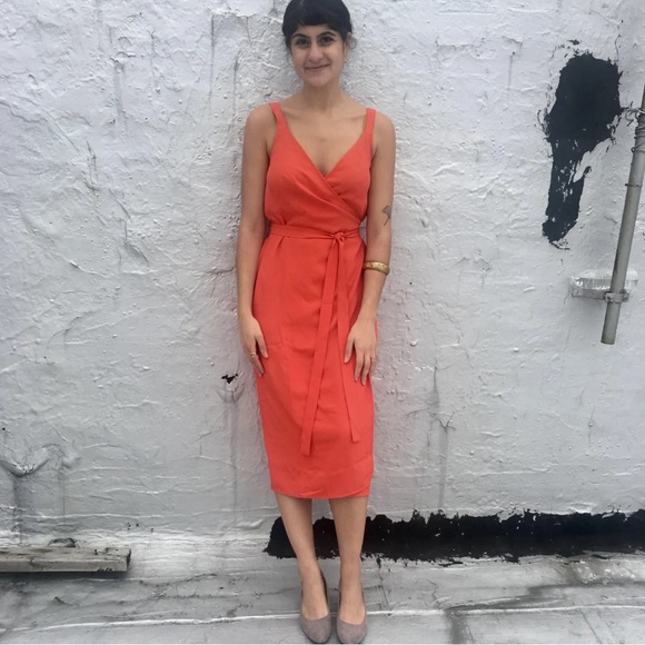 Everlane Dresses & Skirts - Everlane Japanese Go Weave Midi Wrap Dress